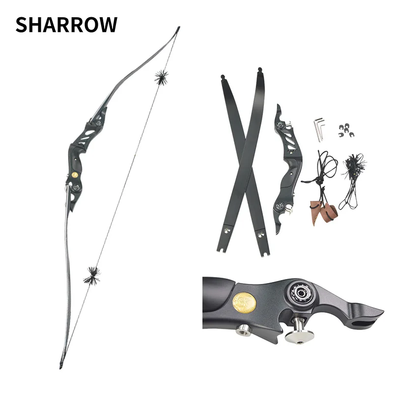 1set 62inch Draw Weigh 20 55lbs Recurve Bow Imported Slides Bow Limbs