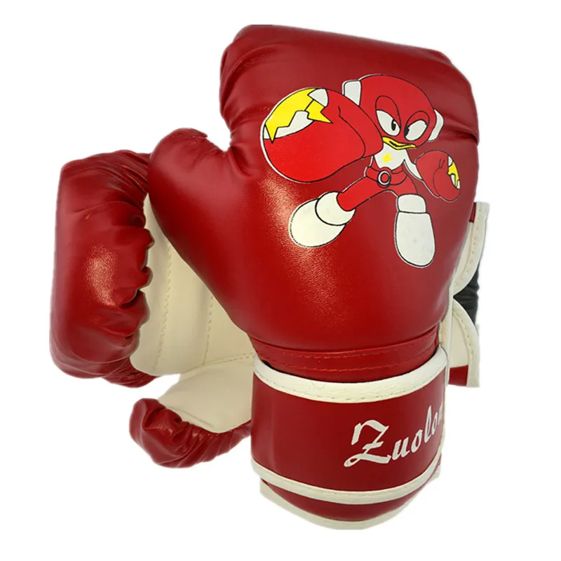Child 1 Pair Durable Boxing Gloves Cartoon Sparring Kick Fight Gloves