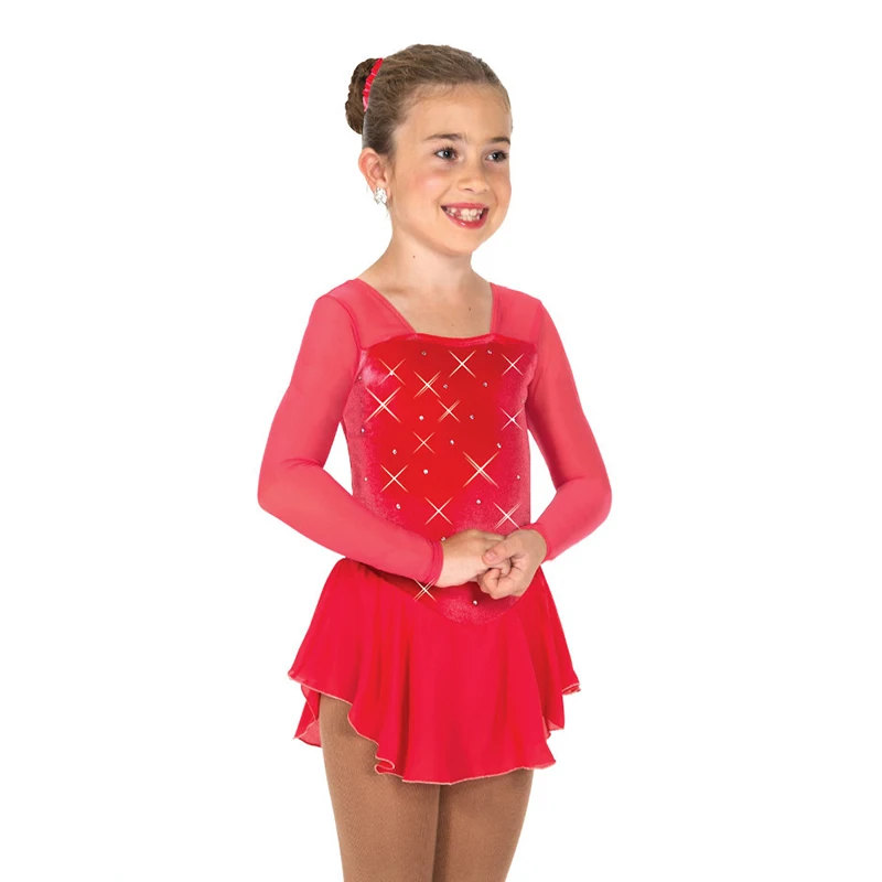 

Nasinaya Figure Skating Dress Customized Competition Ice Skating Skirt for Girl Women Kids Patinaje Gymnastics Performance 330