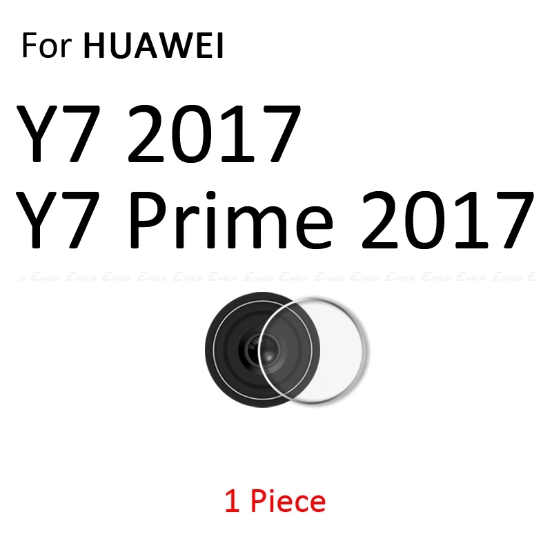 Задняя Защитная пленка для объектива камеры для HuaWei Y5 Y6 Y7 Y9 Prime Pro Nova 3 3i Защитная пленка для экрана из закаленного стекла - Цвет: Y7 2017