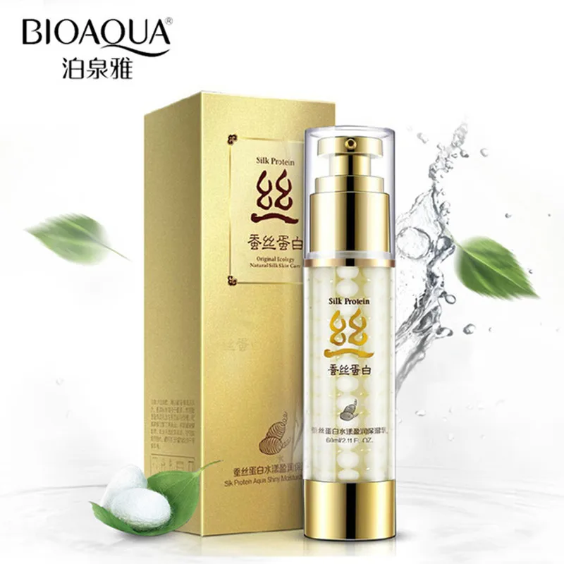 

BIOAQUA Silk Protein Face Lotion Deep Hydrating Oil-control Moisturizing Anti Wrinkle Face Essence Lotion 60g