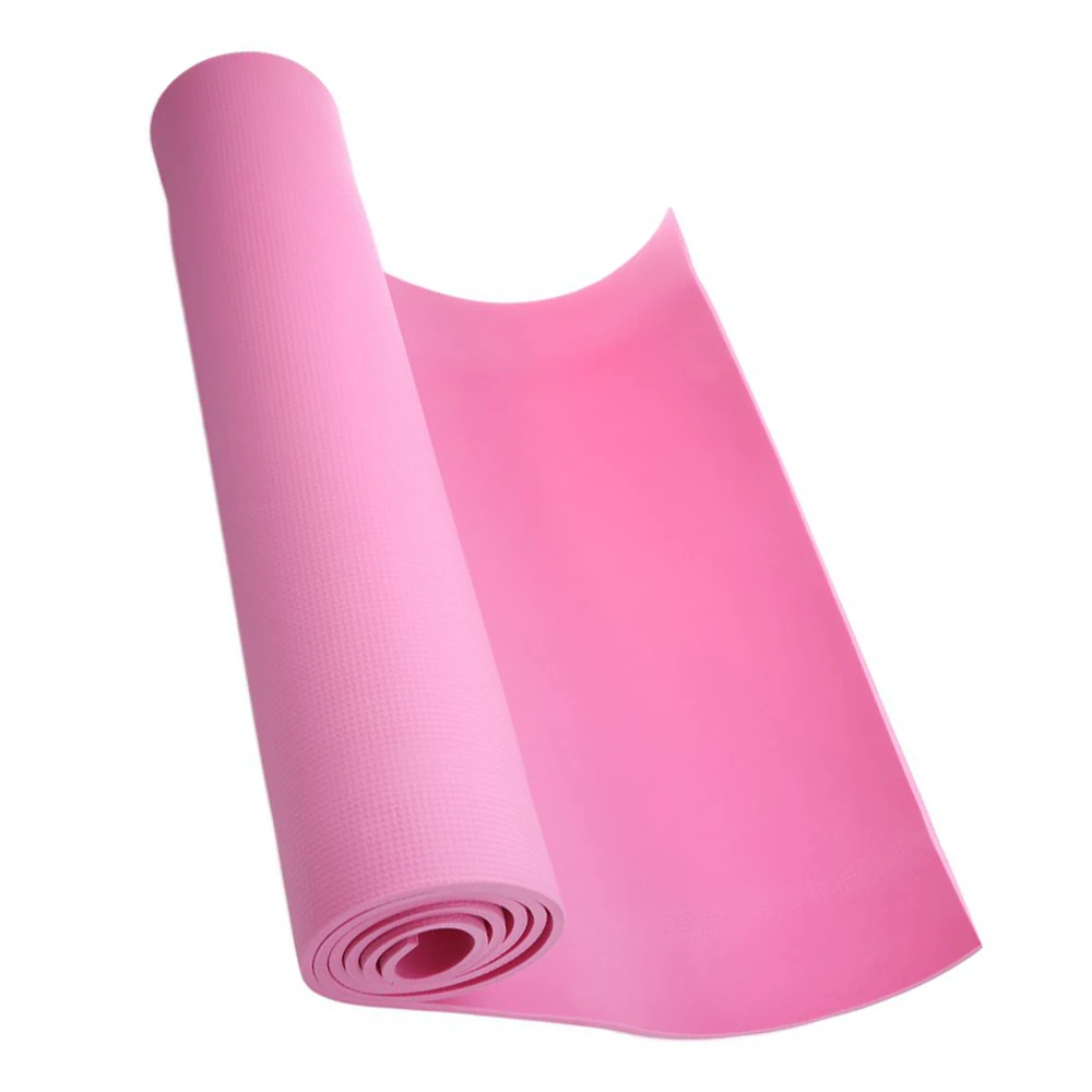 6cm Thick Non slip Fitness Pilates Yoga Mat Pad pink 173*61cmin Yoga