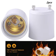 2 шт. GU24 к E26/E27 держатель лампы Конвертер Светильник лампа база для дома, отеля, офиса
