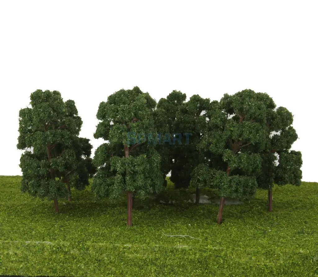 20 Trees Model Train Railroad Wargame Diorama Scenery Landscape HO N Scale
