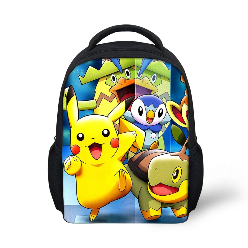 

2019 Pokemon Bikach Small School Bag For Baby Boy Girls Cute Cartoon Backpack Children Kids Bookbag Kindergarten Schoolbag