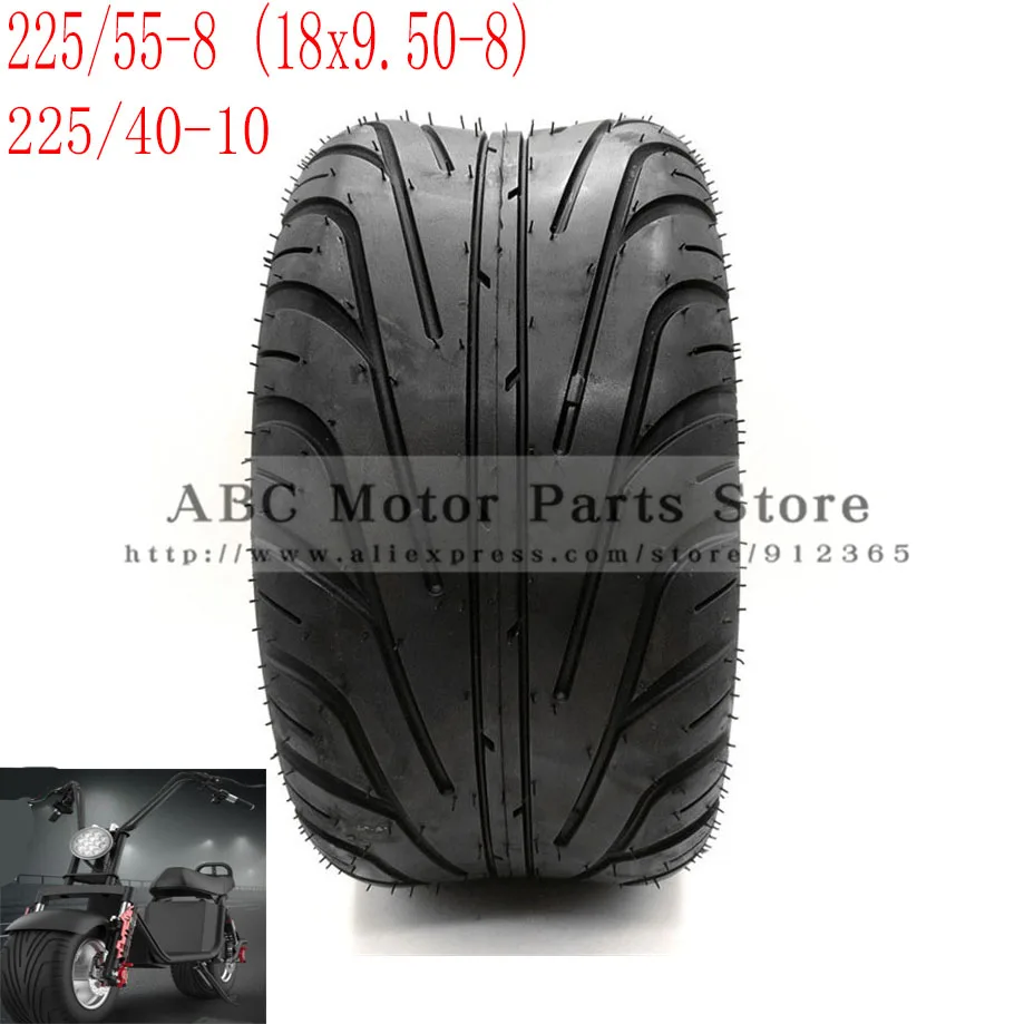 Шины 225/55 8 225/40 10 18x9.50 для электрических скутеров вакуумные шины китайского