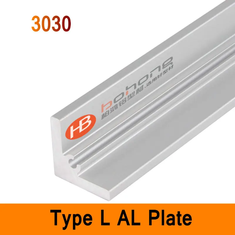 3030 тип L алюминиевый профиль длинная угловая пластина EN стандартная DIY кронштейны AL 3D DIY принтер Рамка металлический Соединительный лист верстак
