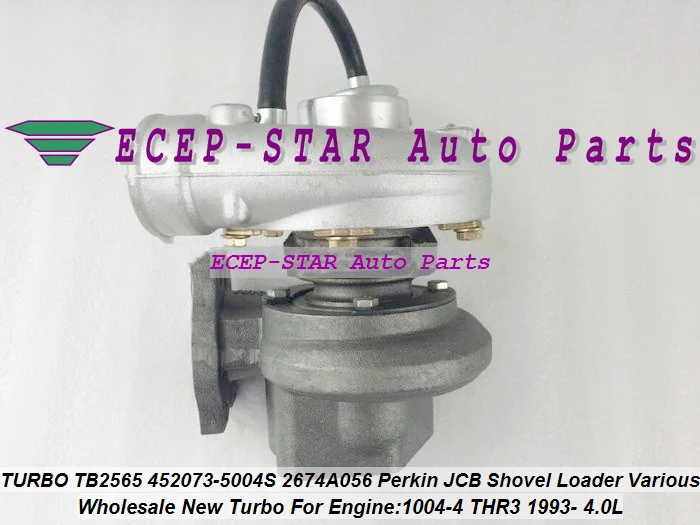TURBO TB2565 452073-5004S 452073 2674A056 Turbocharger For Perkin For JCB Shovel Loader Power Various 1004-4 THR3 1993- 4.0L