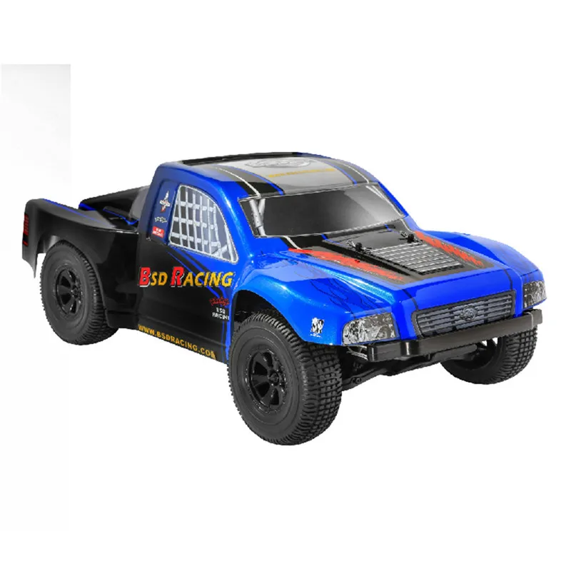 BSD Racing BS807T 1/8 2,4 г 4WD 75 км/ч 4S бесщеточный ру автомобиль электрический короткий путь грузовик RTR модель автомобиля игрушка открытый игрушки для мальчика - Цвет: Blue