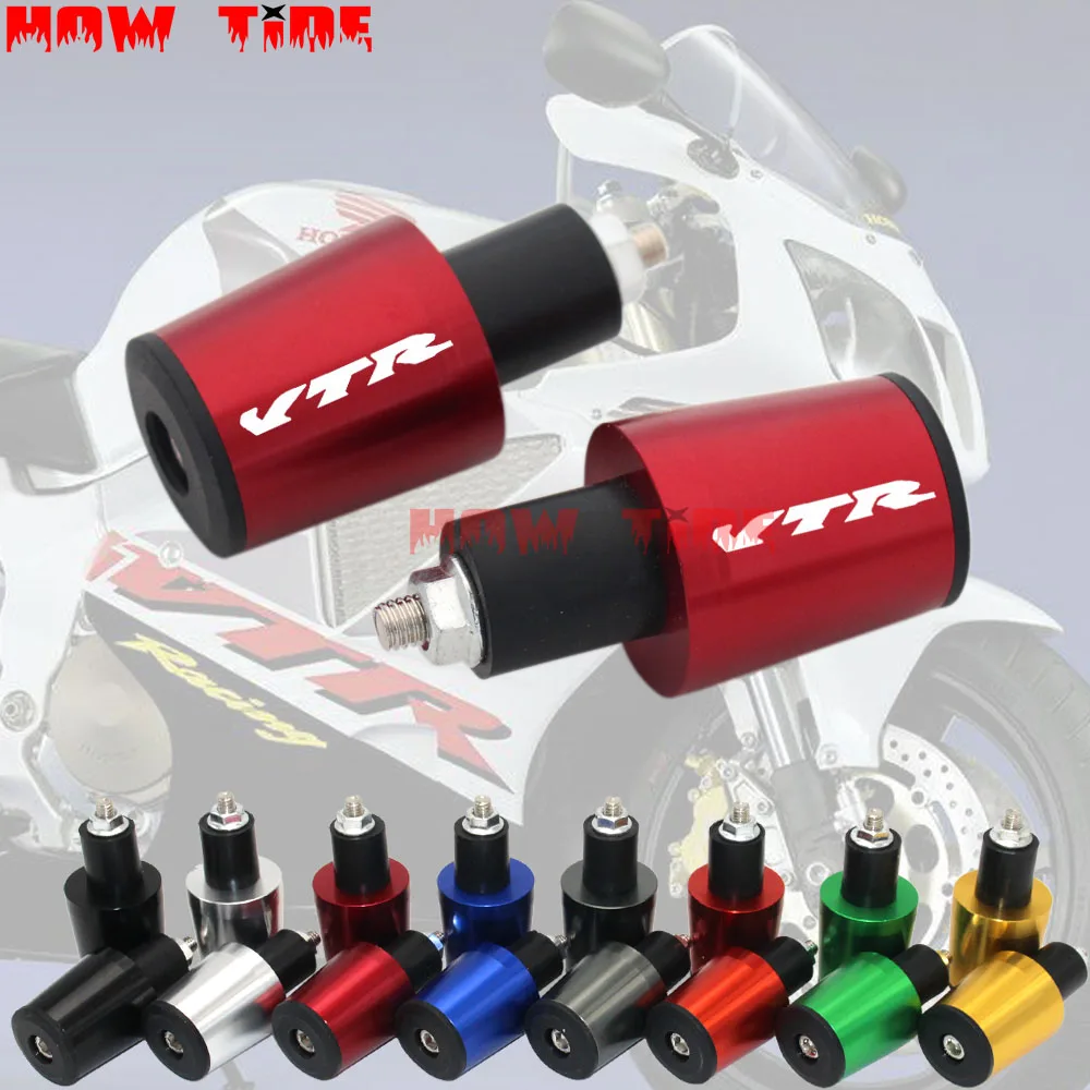 

Motorcycle Accessories 7/8'' 22MM Handlebar Grips Handle Bar Cap End Plugs For Honda VTR1000F / FIRESTORM VTR 1000 F 1998-2005