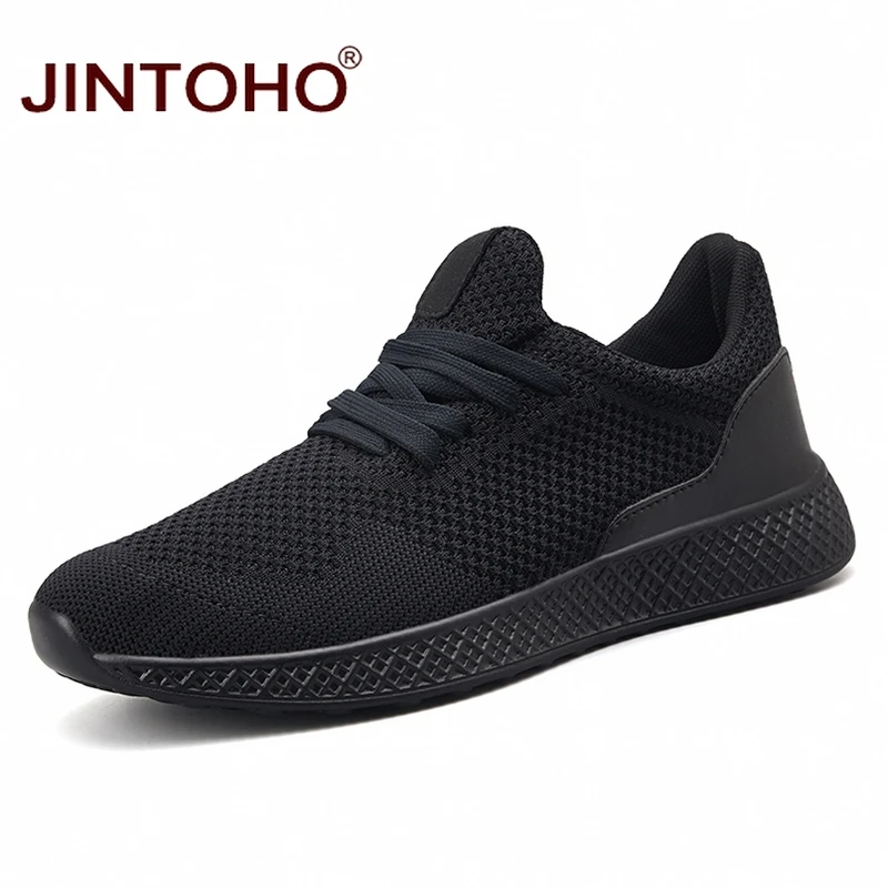 

JINTOHO Summer Men Fashion Shoes Breathable Male Casual Shoes Black Sneakers For Men Brand Casual Shoes For Men Chaussure Homme