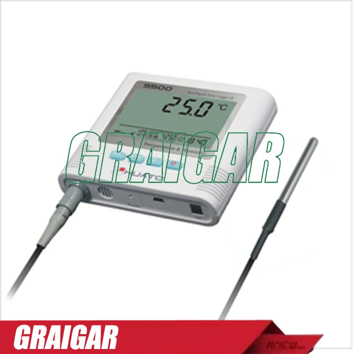 

S520-ET LCD display Temperature and Humidity Data Logger shows temperature and humidity readings