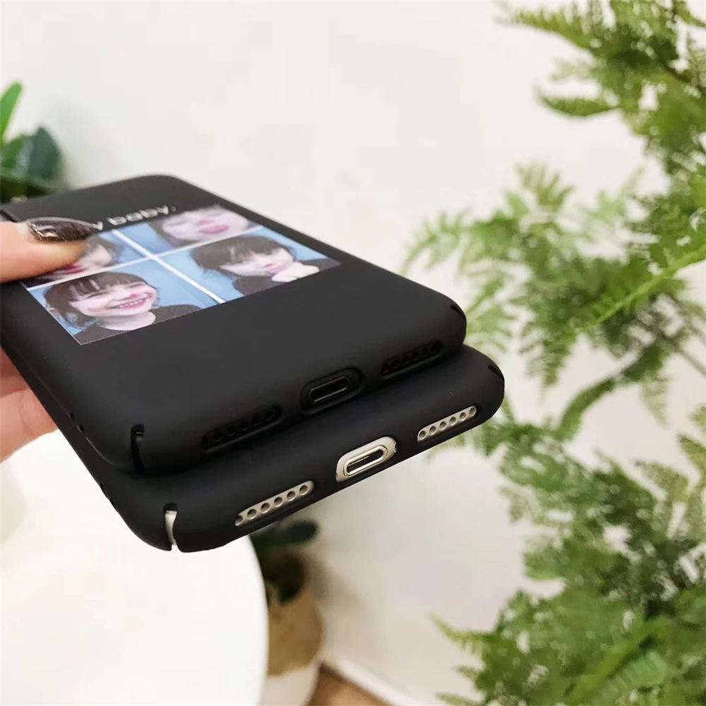 Модные Happy Baby телефон чехлы для iPhone 7 Чехол Жесткий Matte симпатичная девушка чехол