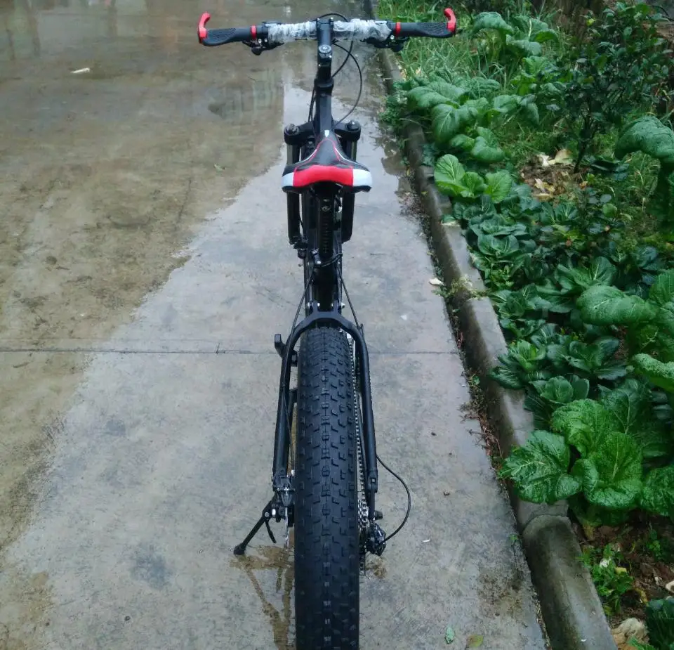 Excellent Kalosse Microshift  alloy  folding Beach  bike  30 speed  26er  mountain bike  26*4.0 tires    Snow mountain bicycle 8