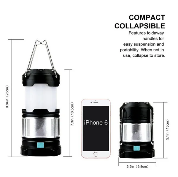 Rechargeable LED Camping Lantern Flashlights (13)