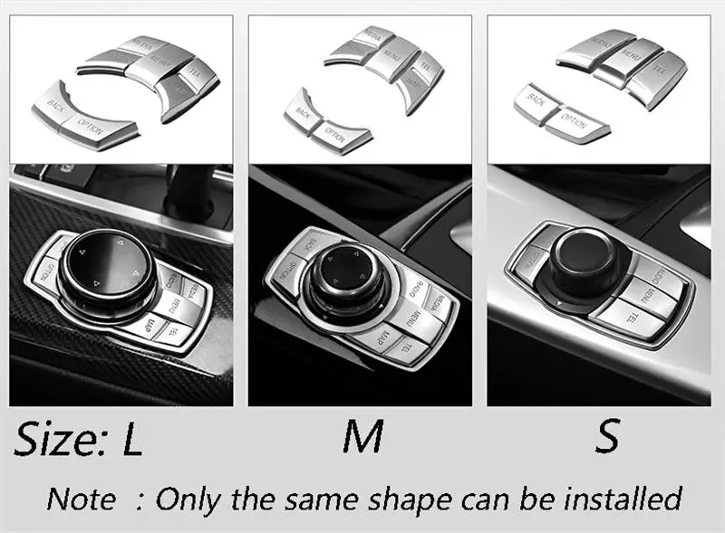 Автомобильный салон, Торпедо мультимедийных кнопок декоративная накладка для BMW x1x3x4/F26/x5/F15x6/F16 1/2/3/5 серий F30 F10 2011