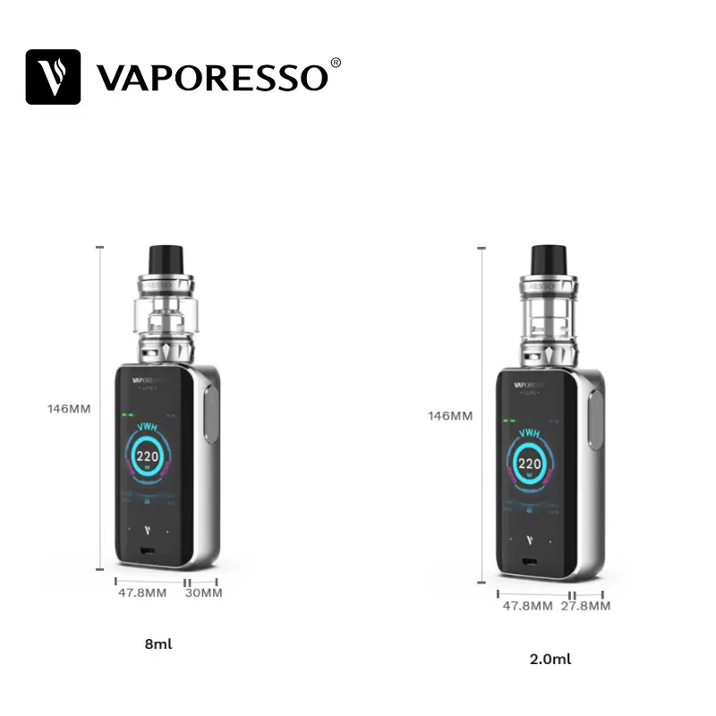 Vaporesso LUXE S комплект vaper с 8 мл емкости рапылителя Skrr s бак QF катушка vaporesso роскошный