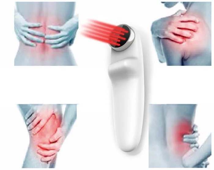 Перезаряжаемый портативный аппарат для облегчения боли в теле, холодный лазер 650 нм и 808 нм, медицинское оборудование для холодной терапии, китайская физиотерапия