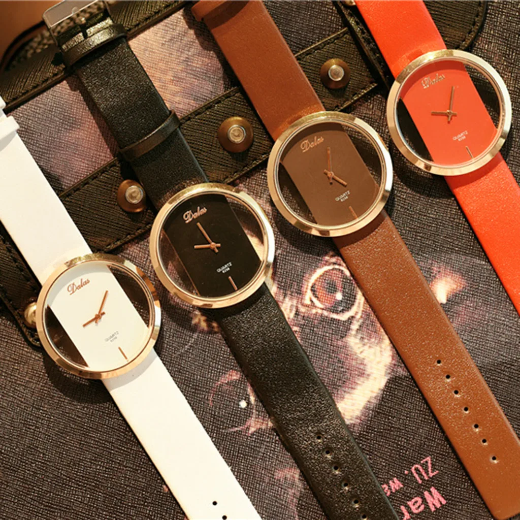 Модные женские кварцевые часы классические кожаные нарядные часы женские повседневные Роскошные наручные часы подарок на День Благодарения