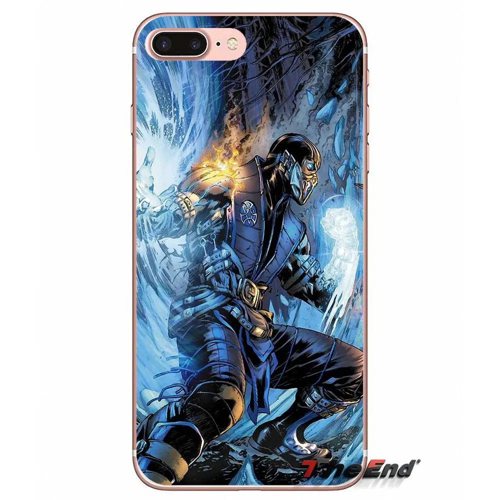 Чехол для iPhone X 4 4S 5 5S 5C SE 6 6S 7 8 Plus Samsung Galaxy J1 J3 J5 J7 A3 A5 2016 2017 Mortal Kombat Sub zero Ninja Games|case me|case
