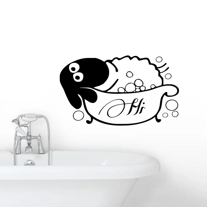 Buy A Sheep Have A Bath Wall Stickers bubbles Children
