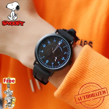 

Snoopy boy watches silicone Strap Quartz Sport Watch Kids Fashion Relogio Masculino Men Male Quartz Watch famous brand clock 789