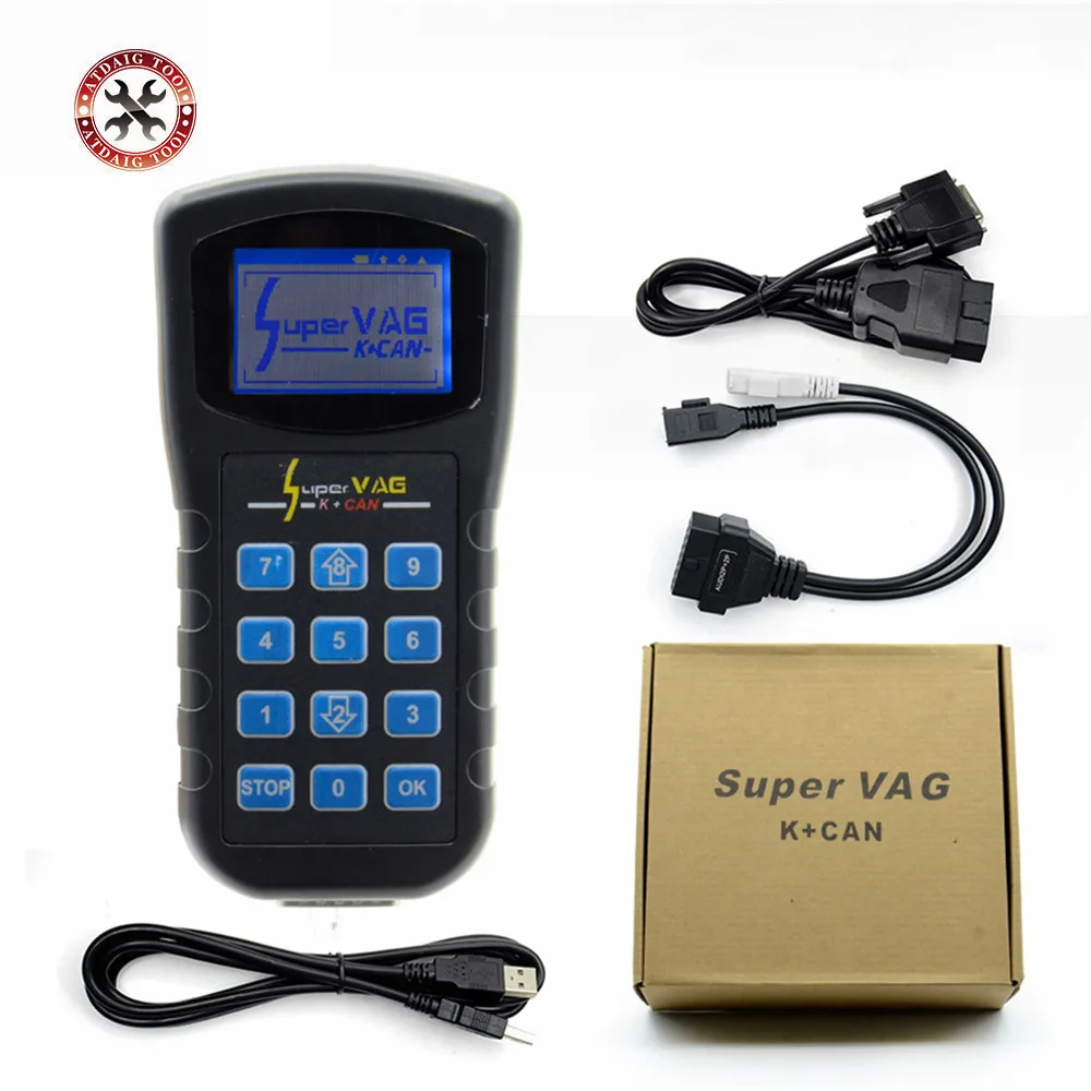 

2018 Super VAG Key Programmer Professional Odometer Correction Read Security Code Super Vag K Can 4.8 Free Shipping