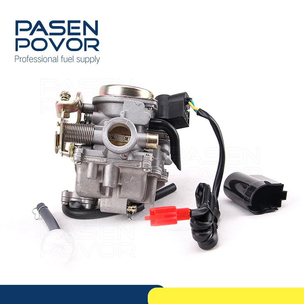 Мотоцикл 18 мм Карбюратор Carb для 4 ход GY6 50CC Скутер мопед PD18 двигателя 139QMB 139QMA