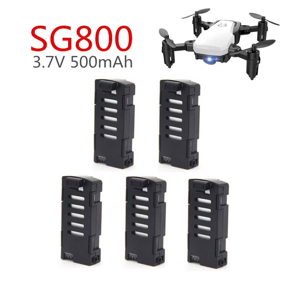 

1/2/3/5/10PCS 3.7V Drone Battery for LF606 SG800 D2 JD-16 S606 M9 M11 Drone Rc Quadcopter Spare Parts 3.7v 500mah LiPo battery