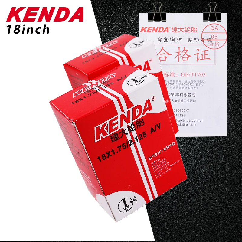 

Bicycle Inner Tube 18 inch 18*1.75-2.125 AV For BMX foldable Bike Tire Cycling accessories Tire Rubber Tube