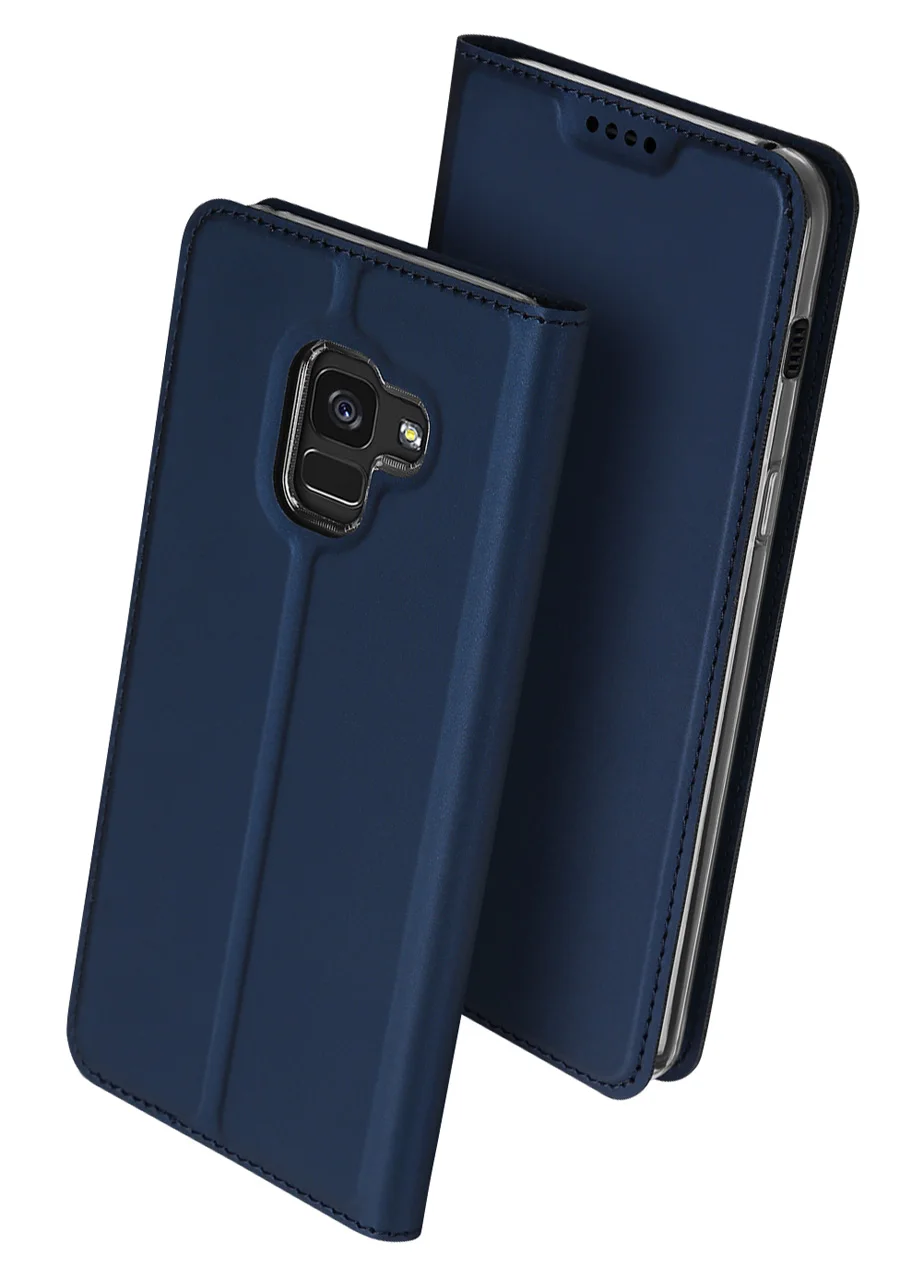 DUX DUCIS чехол для Samsung Galaxy A8 Plus A8+ A530F A730F Книга Флип кожаный кошелек с застежкой