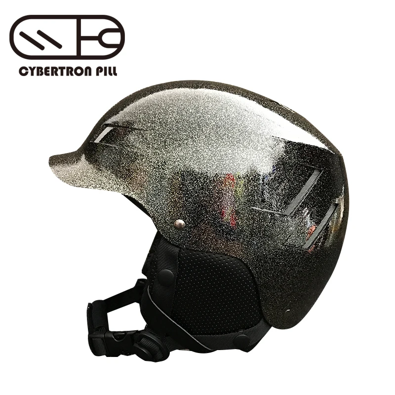 

CYBERTRON PILL Ski Helmet Glitter Style Breathable Shock Absorption and Shock Resistance Skin Material Outdoor Skiing Helmet