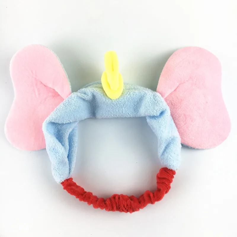 

Hair accessories chic sell cute big ears hair band net red elephant cute face masking hair band headband