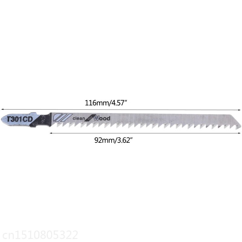 5 шт. T301CD HCS 116 мм Т-образный хвостовик лобзика лезвия очистки для древесины быстрой резки