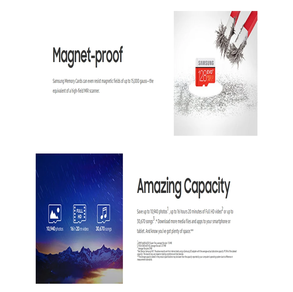 MicroSXCD EVO+ Memory Card w Adapter 128GB (5)