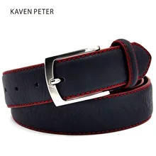 Fashion High Quality Brand Man Belt Split Leather Belt Italian Design Casual Men’s Leather Belts For Jeans For Man Free Ship