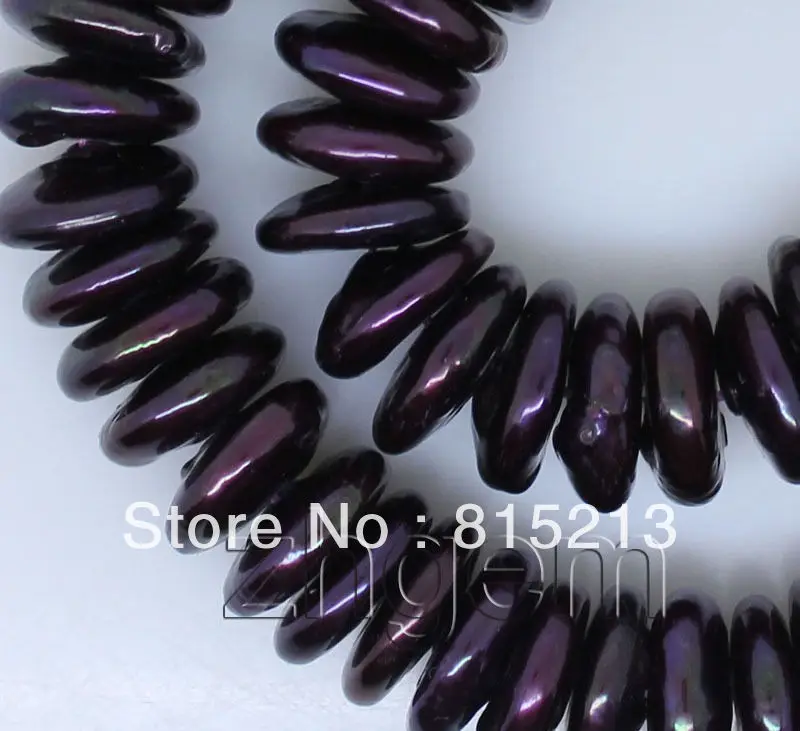 

wb 0020 huge 14mm nice amaranth coin pearl loose strand