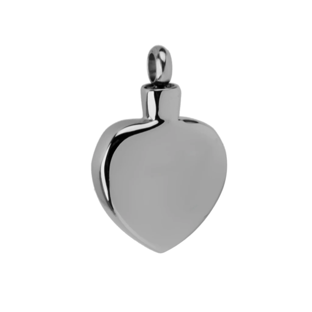 Heart Shaped Stainless Steel Ashes Holder