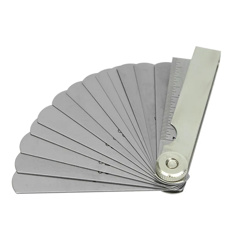 

Stainless Steel Dental Orthodontic Measuring Ruler Interproximal Enamel Reduction Gauge Rulers Instruments 0.10-0.50 MM