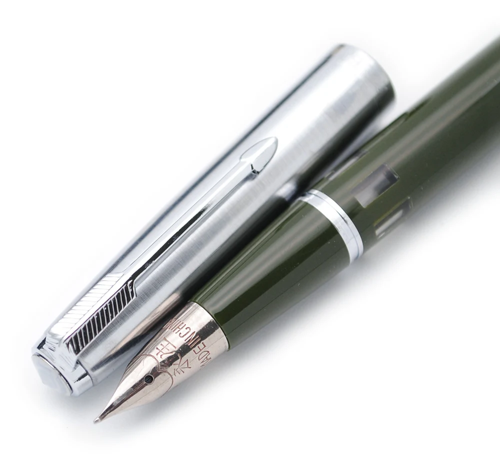 Wing Sung 601A вакуумная перьевая ручка со стальным колпачком, обновленная версия популярных чернильных ручек