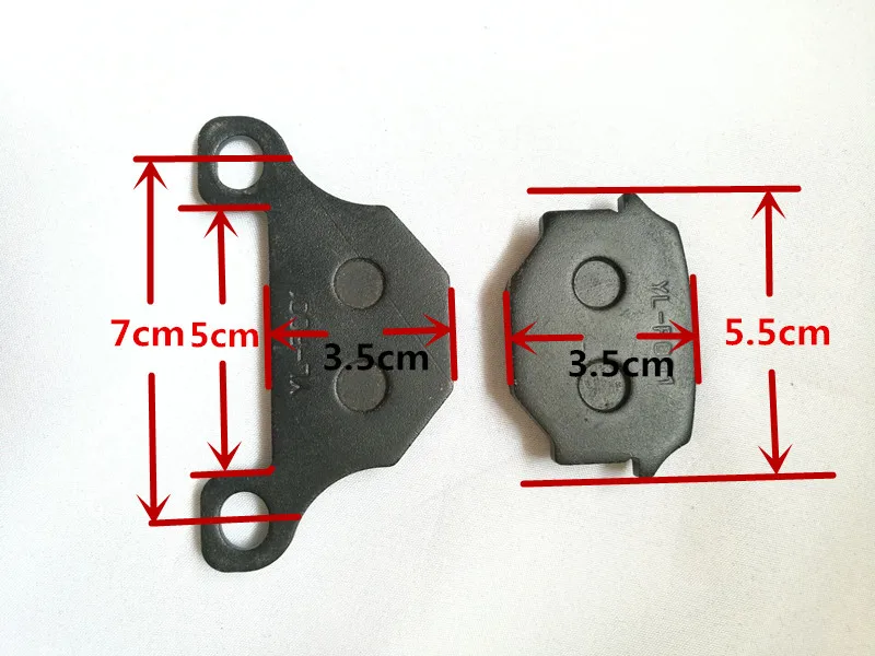 1 пара мотоциклетных задних тормозных колодок дисковые колодки для мотокросса ATV