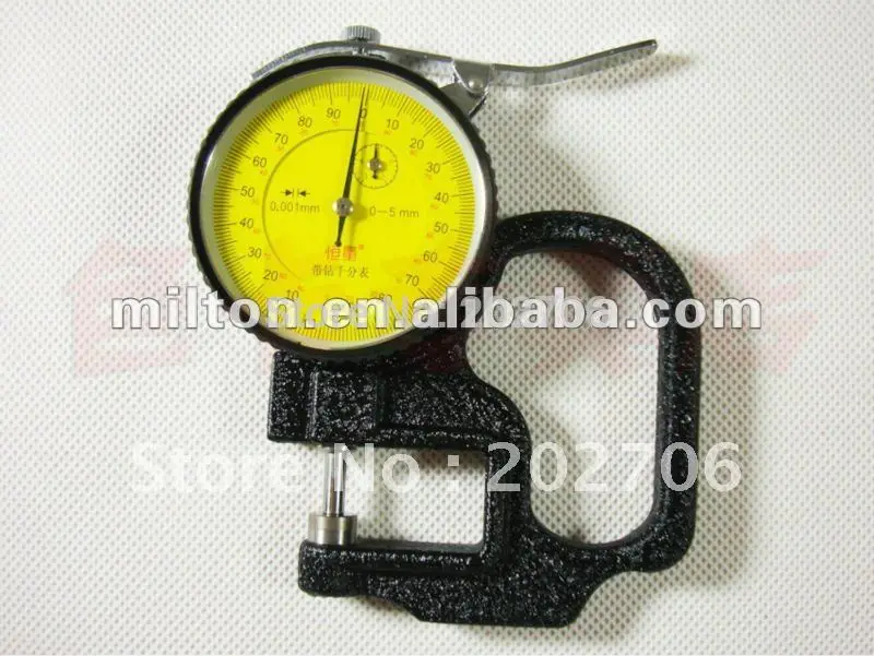 Micron Dial Thickness Gauge 0 5mm 0.001mm 5mm thickness meter micron