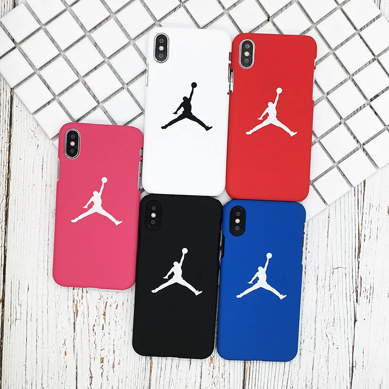 Тонкий матовый чехол NBA для IPhone X XR XS MAX жесткий пластиковый задней панели Jordan iPhone 7