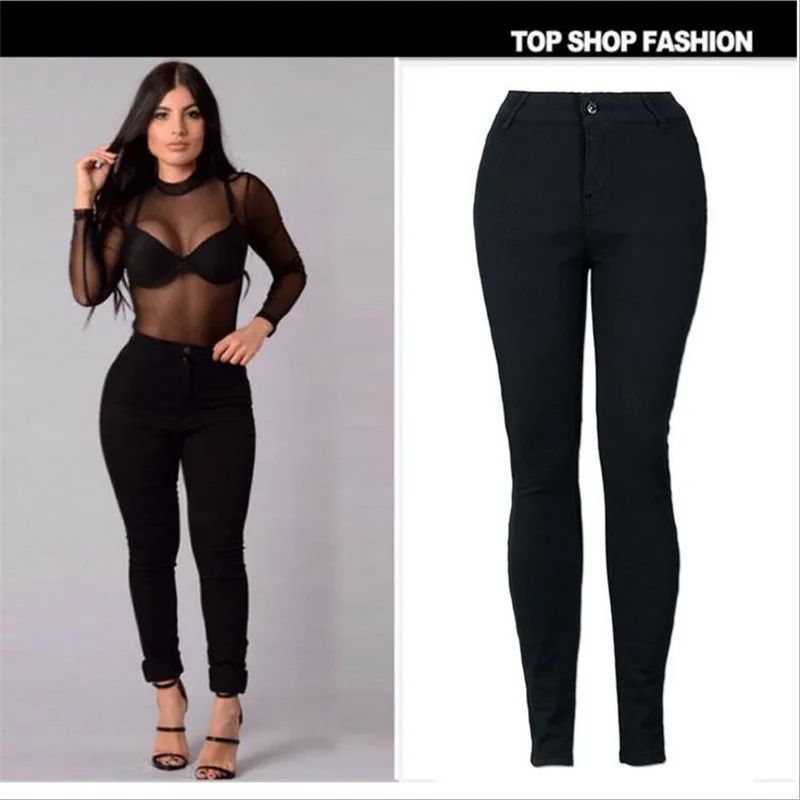 Women Denim Skinny Leggings Pants 2017 New Arrive High