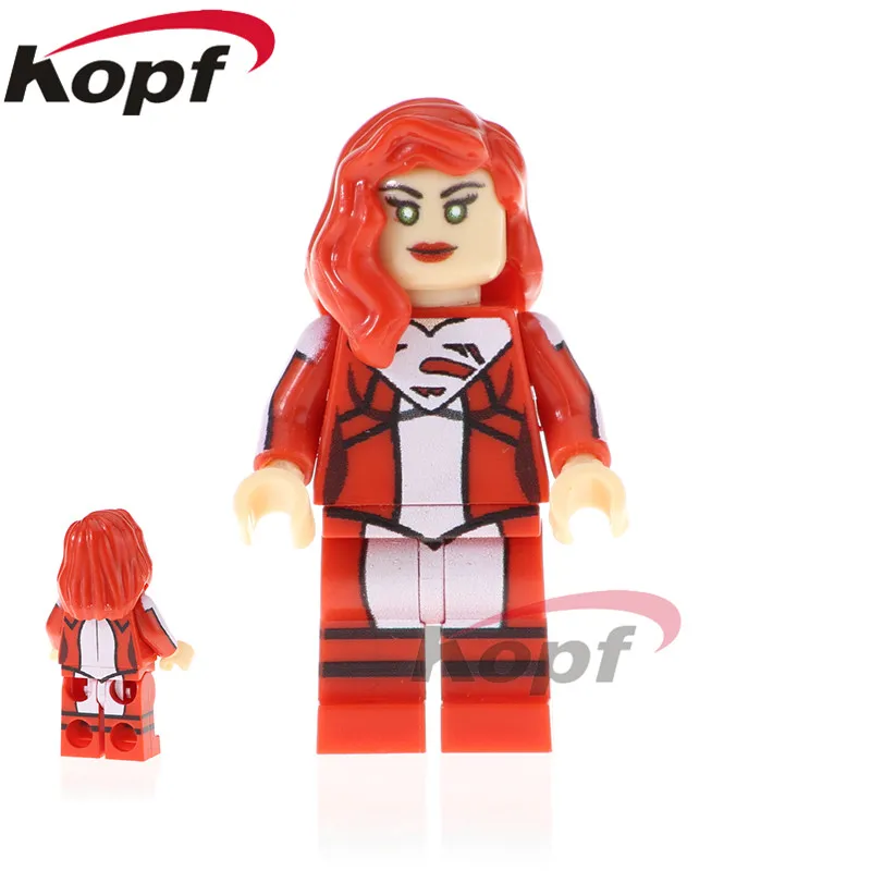 

Single Sale Building Blocks Super Heroes Black Panther Scarecrow Martian Lana Lang Figures For Children Model Gift Toys PG494