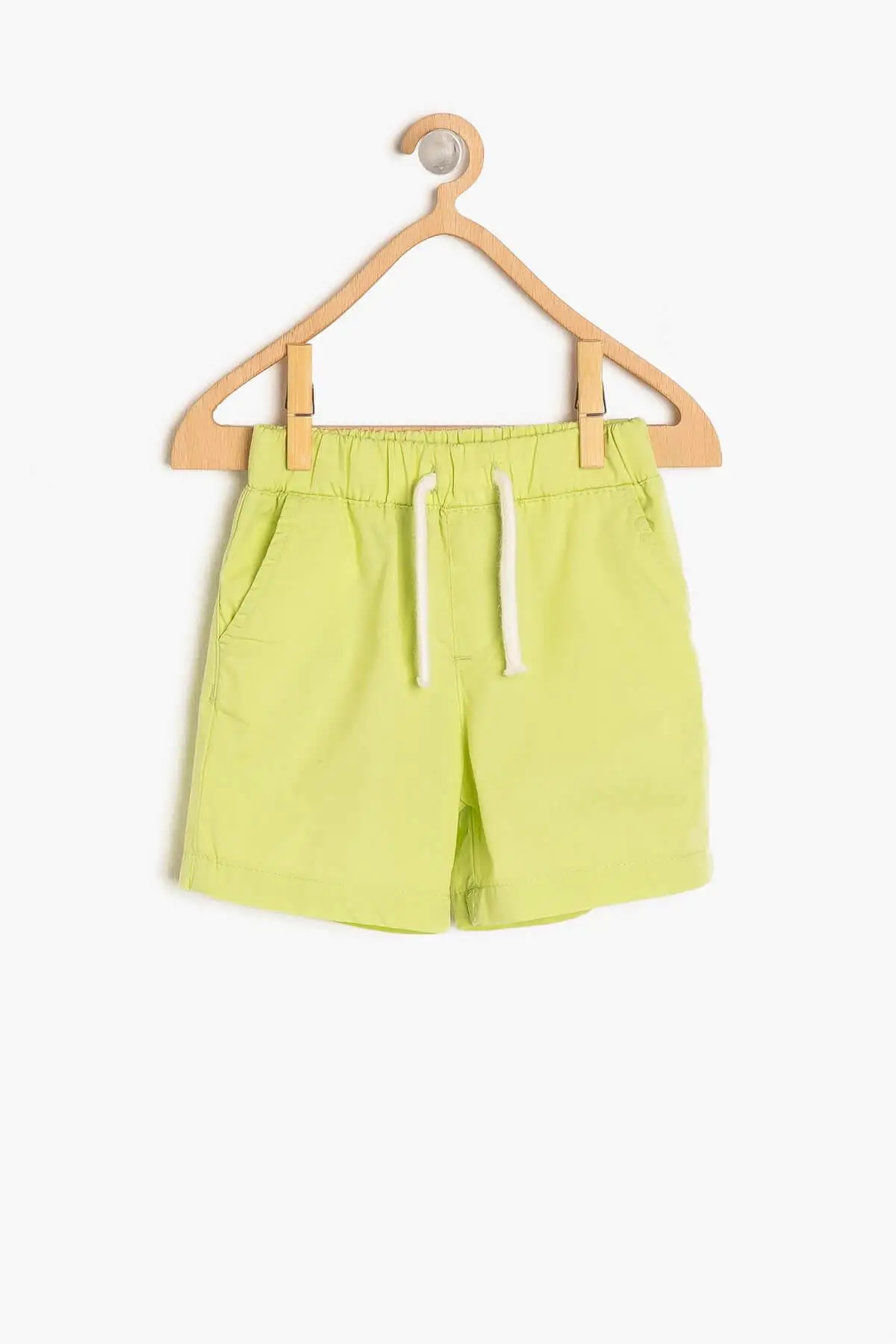 Koton kids зеленые шорты с ластовицей для маленьких мальчиков