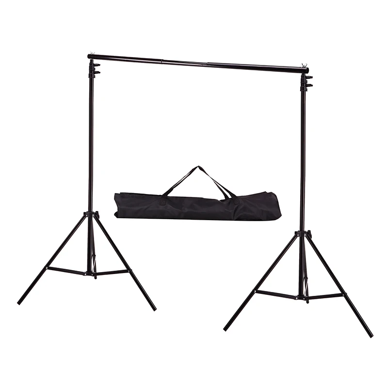 2M X 2M(6.5ft*6.5ft) Photo Background Support System Stands Photography Adjustable Backdrops Support for Photo studio photo backdrop stands