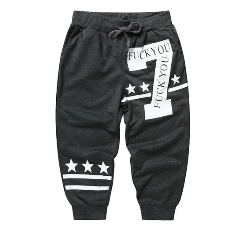 High quality 2019 Summer new digital five-pointed star Number7 print trousers stripes Beam foot trousers casual harem sweatpants High quality 2019 Summer new digital five-pointed star Number7 print trousers stripes Beam foot trousers casual harem sweatpants