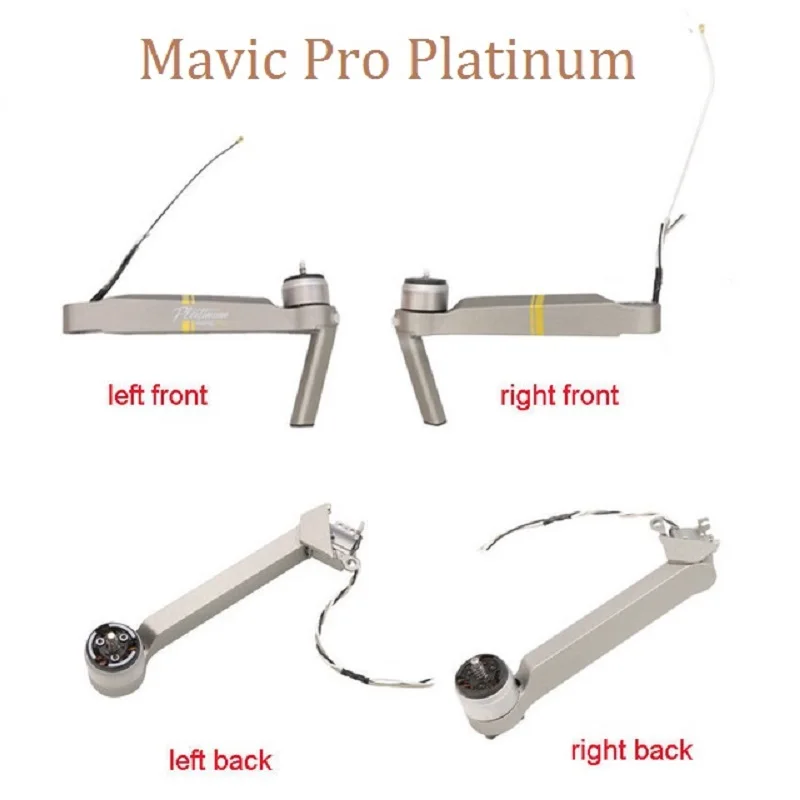 Абсолютно Mavic Pro Platinum Мотор рычаг запасные части для DJI Mavic Pro ножной рычаг Ремонт Замена услуги