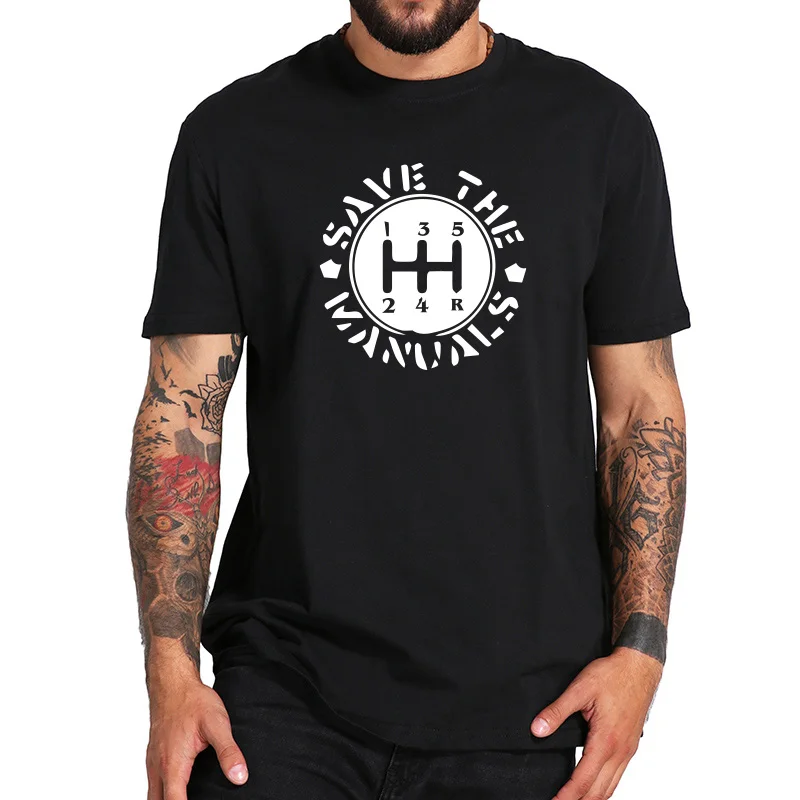 

Gear Lever T Shirt Dont Shift Themselves Funny Tee Shirt Homme Pure Cotton Automatic Gear T-shirt Car EU Size
